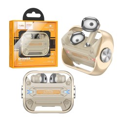 Auscultadores para Jogos Sem Fio Hoco EW55 Trendy Dourado